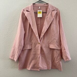 Elegant Women's Blush Blazer